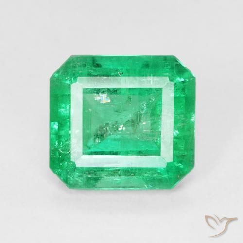 2.96ct Natural Verde medio Esmeralda, corte esmeralda, VS-SI