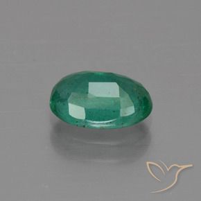 Esmeralda Verde medio natural de 1.16 ct, Ovalada, SI