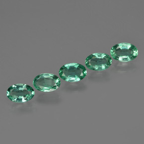 Gemas de esmeralda verde natural de 1,98 ct, corte óvalo, SI