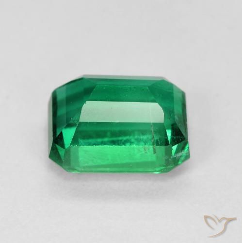 Esmeralda Verde esmeralda medio natural de 2.08 ct, Corte Octágono / Esmeralda, SI