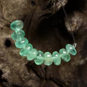 Gemas de esmeralda verde natural de 3,79 ct, forma elegante, translúcido