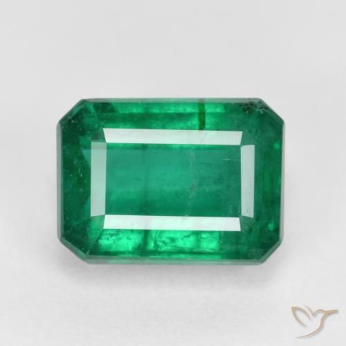3.82ct Natural Verde medio Esmeralda, corte esmeralda, VS-SI