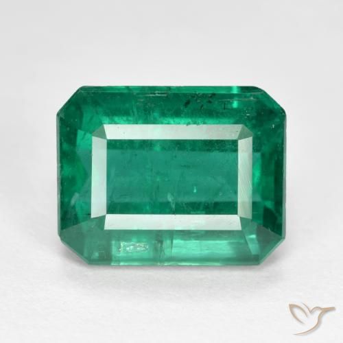 4.85ct Natural Verde medio Esmeralda, corte esmeralda, VS-SI