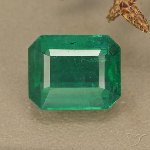 4.82ct Natural Verde eléctrico Esmeralda, corte esmeralda, VS-SI