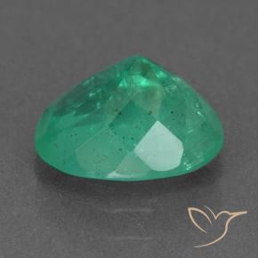 Esmeralda Verde intenso medio natural de 2.26 ct, Ovalada, VS-SI