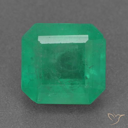 2.48ct Natural Verde eléctrico Esmeralda, corte esmeralda, VS-SI
