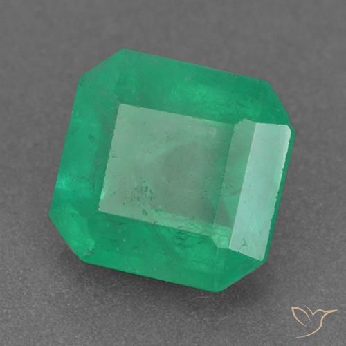 Esmeralda Verde eléctrico natural de 2.48 ct, Corte Octágono / Esmeralda, VS-SI