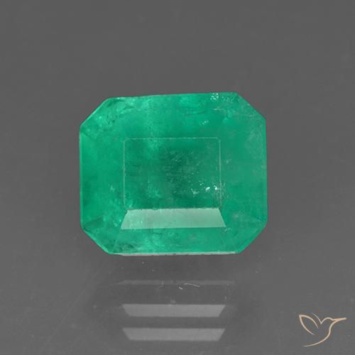 3.15ct Natural Verde bosque Esmeralda, corte esmeralda, SI