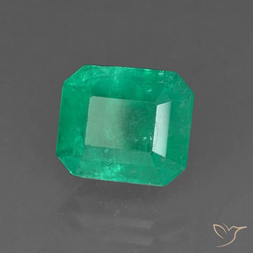 Esmeralda Verde bosque natural de 3.15 ct, Corte Octágono / Esmeralda, SI