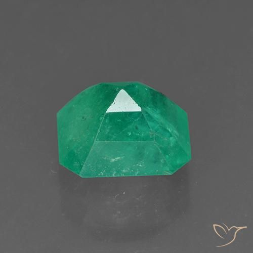 Esmeralda Verde bosque natural de 3.15 ct, Corte Octágono / Esmeralda, SI