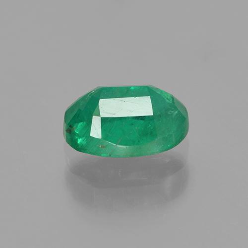 Esmeralda verde natural de 0,82 ct, corte óvalo, SI
