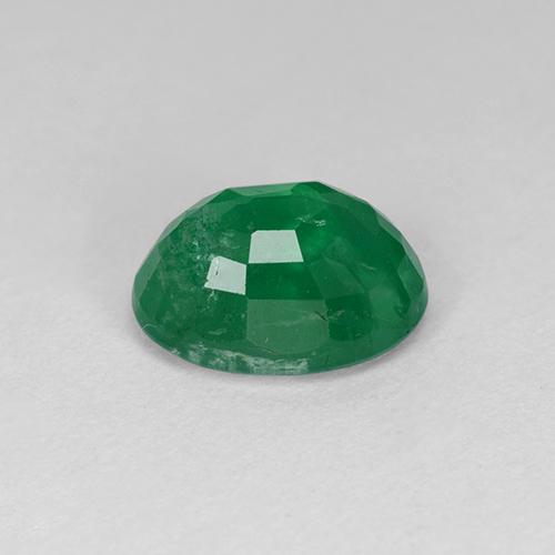Esmeralda Verde medio natural de 1.74 ct, Corte Óvalo, SI-I1
