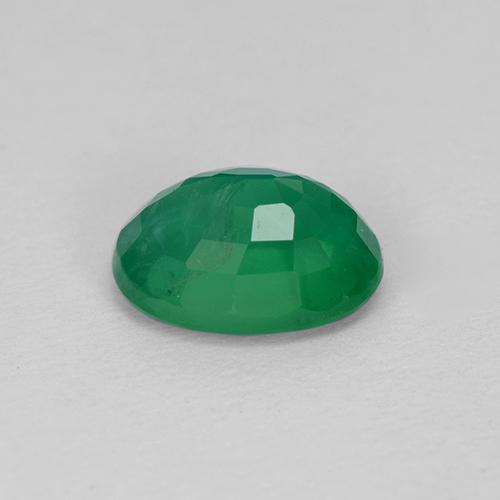 Esmeralda verde natural de 1,35 ct, corte óvalo, SI