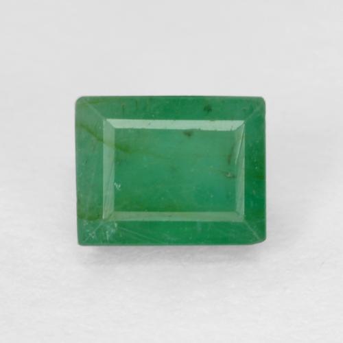 Esmeralda verde natural de 0,53 ct, baguette, SI-I1
