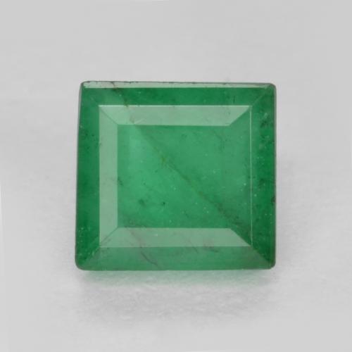 Esmeralda Verde medio natural de 0.42 ct, Cuadrado, VS-SI