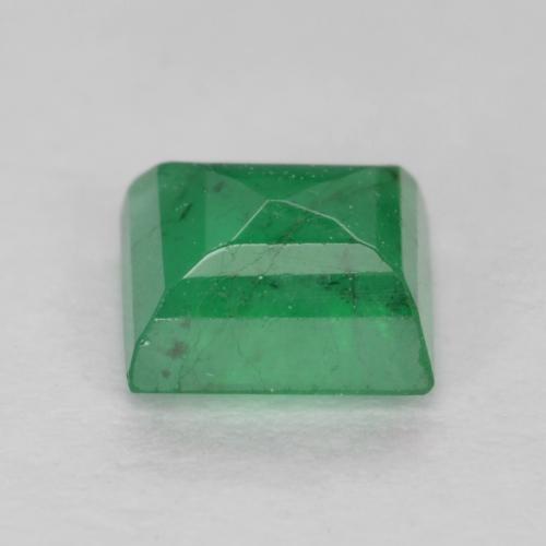 Esmeralda Verde medio natural de 0.42 ct, Cuadrado, VS-SI