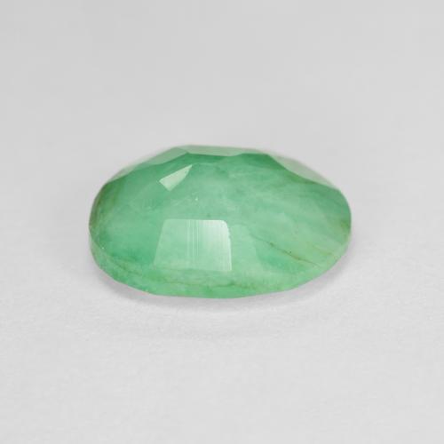 Esmeralda verde natural de 2,39 ct, corte óvalo, SI-I1
