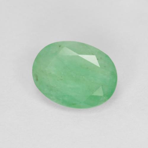 Esmeralda Verde claro natural de 1.03 ct, Ovalada, VS-SI