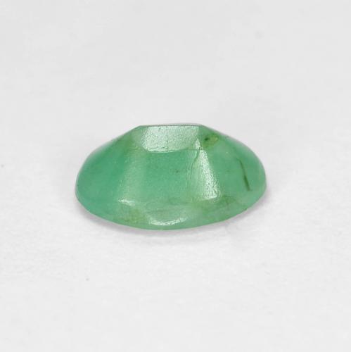 Esmeralda verde natural de 0,66 ct, corte óvalo, VS-SI