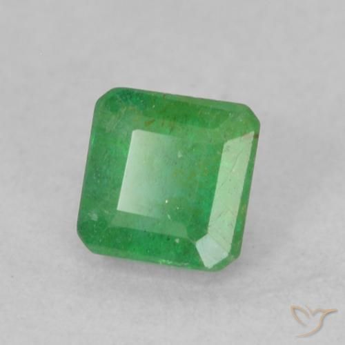 Esmeralda Verde trébol natural de 0.33 ct, Corte Octágono / Esmeralda, SI