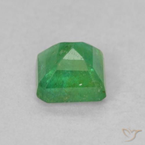 Esmeralda Verde trébol natural de 0.33 ct, Corte Octágono / Esmeralda, SI