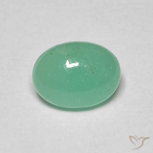 1.12ct Natural Verde pistacho Esmeralda, Ovalada, Translúcido