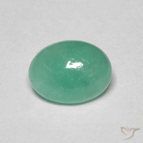 1.10ct Natural Verde menta intenso Esmeralda, Ovalada, Translúcido