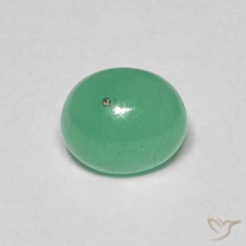 0.97ct Natural Verde medio Esmeralda, Ovalada, Translúcido
