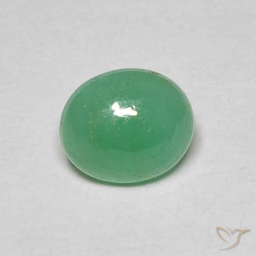 1.04ct Natural Verde claro Esmeralda, Ovalada, Translúcido