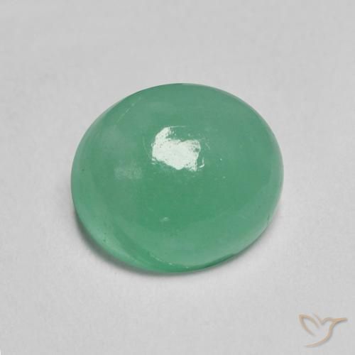 Esmeralda Verde menta natural de 2.01 ct, Ovalada, Translúcido