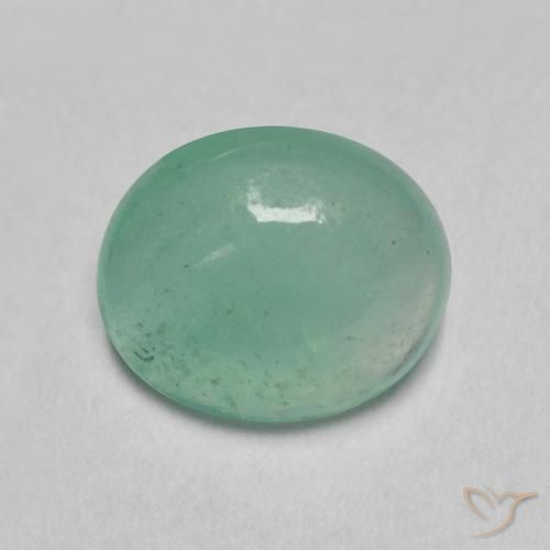 0.78ct Natural Verde frío Esmeralda, Ovalada, Translúcido