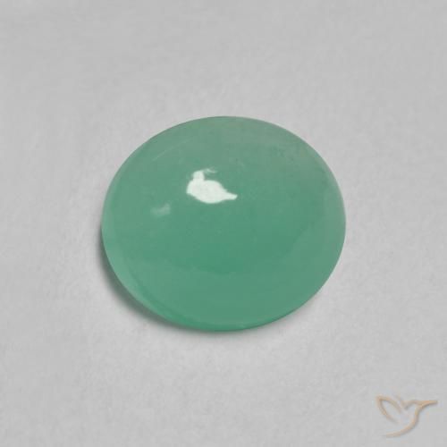 0.83ct Natural Verde claro Esmeralda, Ovalada, Translúcido