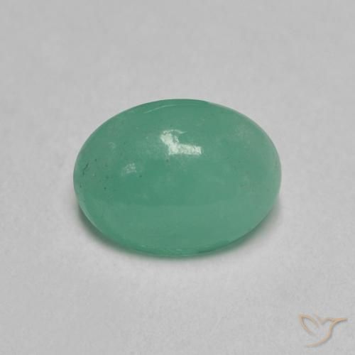 Esmeralda Verde esmeralda claro natural de 0.78 ct, Ovalada, Translúcido