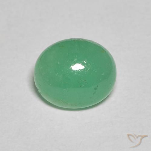 1.04ct Natural Verde medio Esmeralda, Ovalada, Translúcido