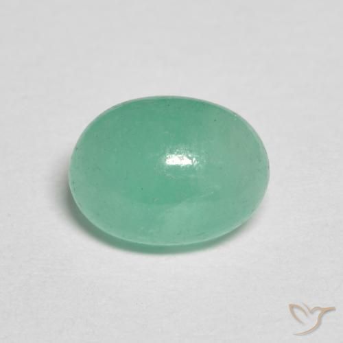 1.02ct Natural Verde menta intenso Esmeralda, Ovalada, Translúcido