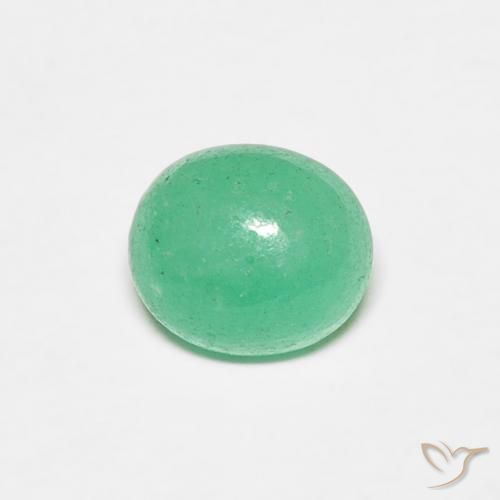 0.80ct Natural Verde pistacho Esmeralda, Ovalada, Translúcido