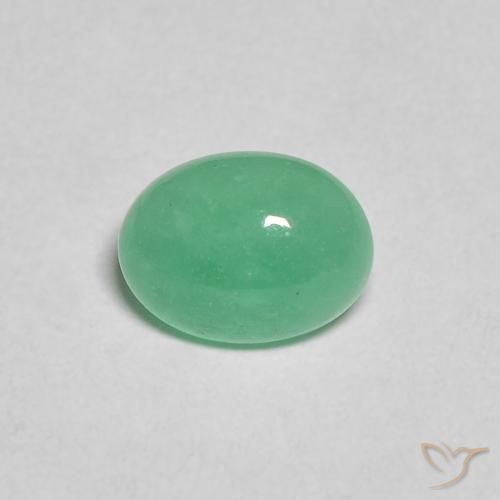 0.91ct Natural Verde menta Esmeralda, Ovalada, Translúcido
