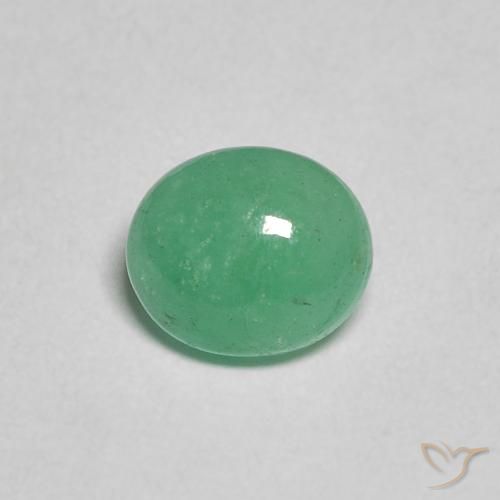 0.95ct Natural Verde menta Esmeralda, Ovalada, Translúcido