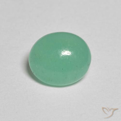 0.88ct Natural Verde claro Esmeralda, Ovalada, Translúcido