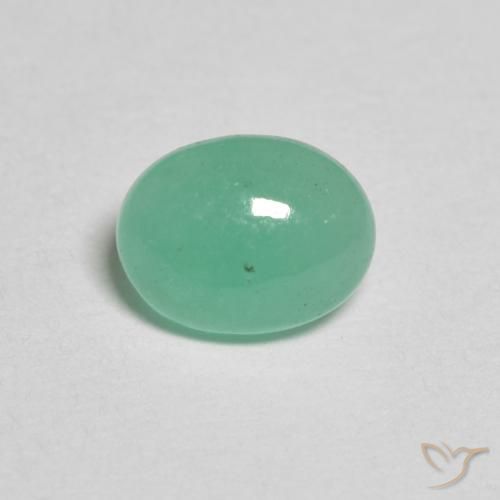 0.78ct Natural Verde pistacho Esmeralda, Ovalada, Translúcido