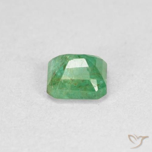 Esmeralda Verde trébol natural de 0.30 ct, Corte Octágono / Esmeralda, SI