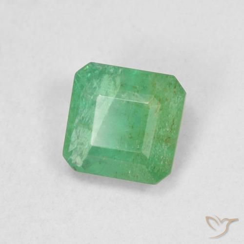 Esmeralda Verde trébol natural de 0.42 ct, Corte Octágono / Esmeralda, SI