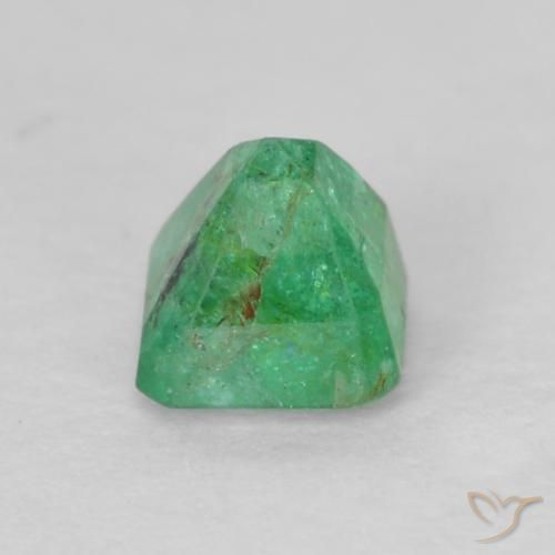 Esmeralda Verde albahaca claro natural de 0.27 ct, Corte Octágono / Esmeralda, SI