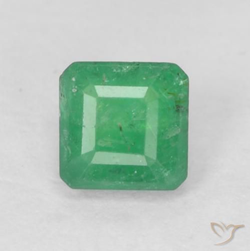 0.27ct Natural Verde medio Esmeralda, corte esmeralda, SI