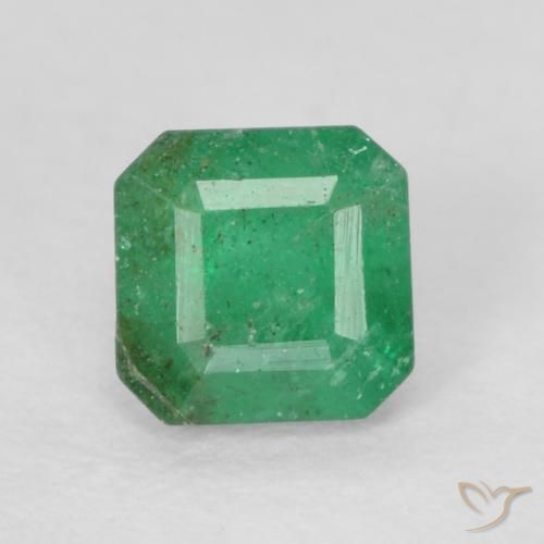 0.27ct Natural Verde cálido Esmeralda, corte esmeralda, SI