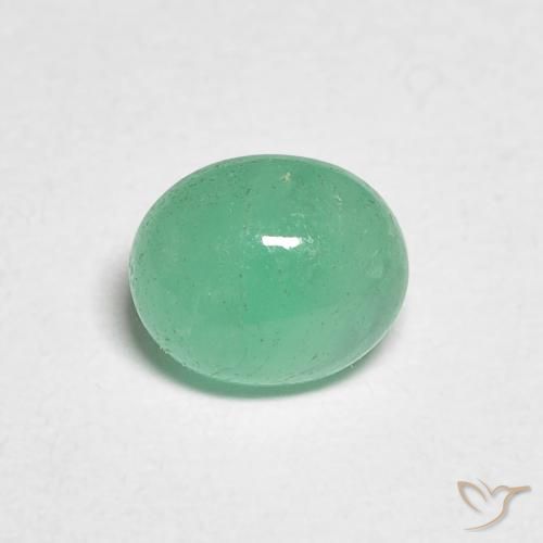 0.73ct Natural Verde menta Esmeralda, Ovalada, Translúcido