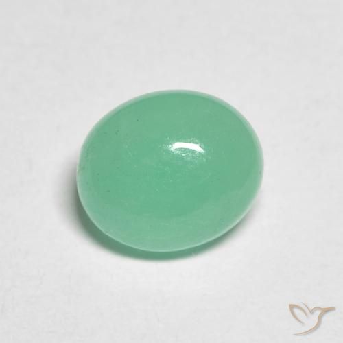 1.14ct Natural Verde medio Esmeralda, Ovalada, Translúcido
