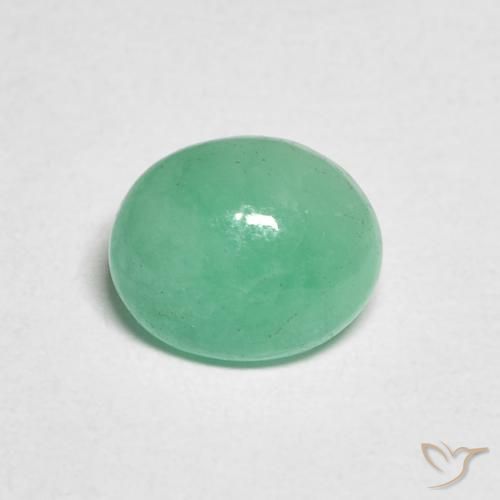 1.02ct Natural Verde menta Esmeralda, Ovalada, Translúcido