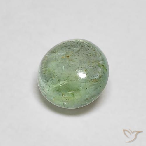 Esmeralda Verde amarillo claro natural de 0.32 ct, Redondo, Transparente
