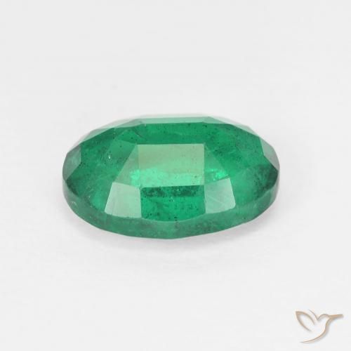 Esmeralda Verde oscuro natural de 1.93 ct, Ovalada, VS